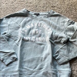 Mint 'Marathons Are My Cardio' Sweater